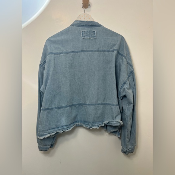 Free people Jude denim pullover size XS - Picture 6 of 8